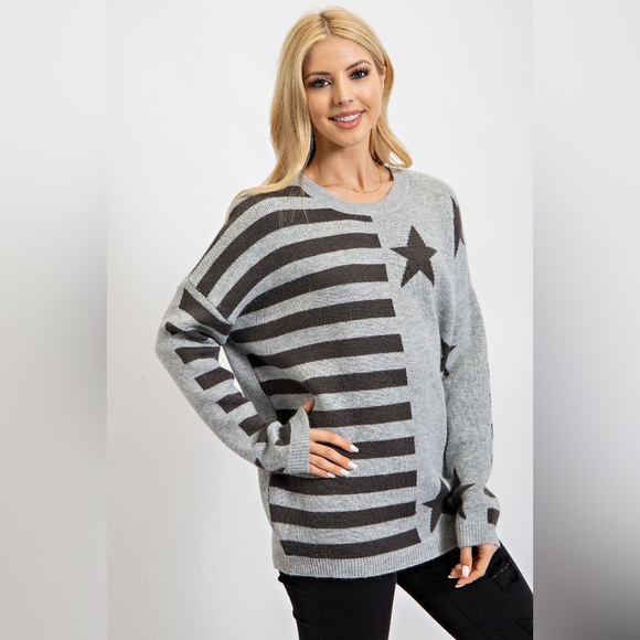 easel American Pride Flag Sweater - Picture 2 of 4
